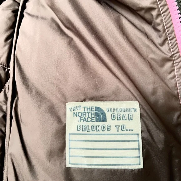 ‼️SOLD‼️ THE NORTH FACE PINK 550 GOOSE DOWN PUFFER VEST - Picture 11 of 12